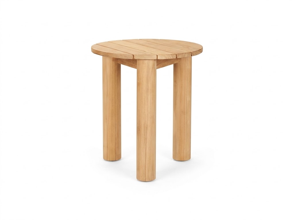Breuer teak side table, by Curated Maison