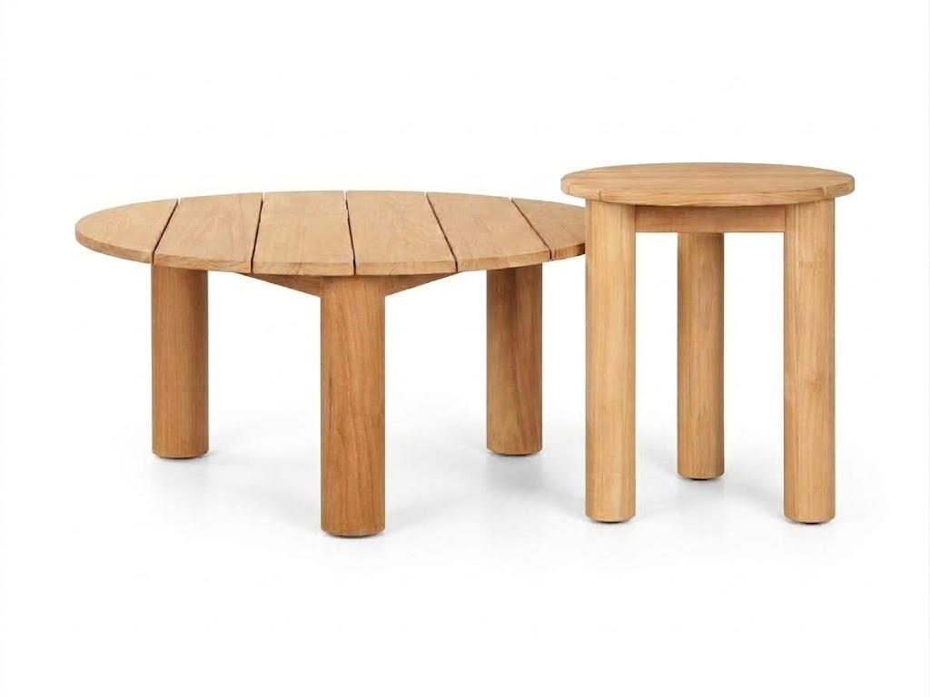 Breuer teak side table, view 5