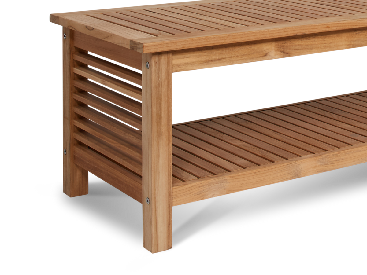 Sylvie teak coffee table, view 2