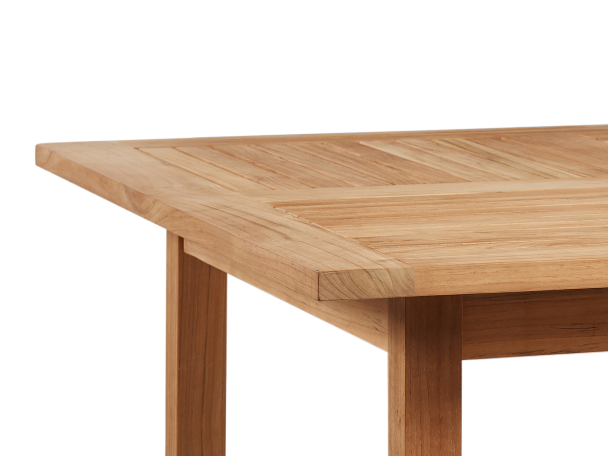 Mathieu teak dining table, view 2