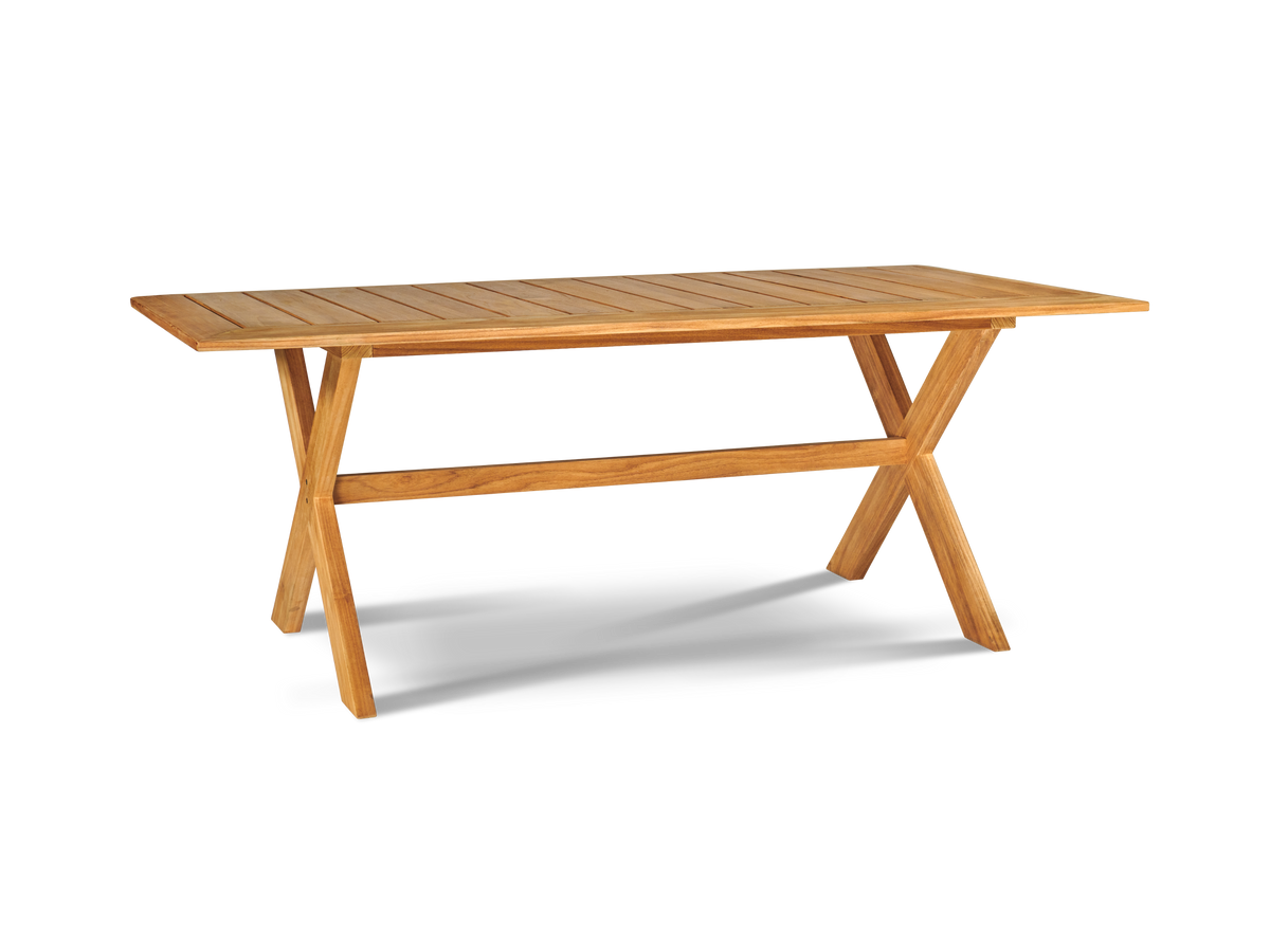 Aude teak dining table, by Curated Maison