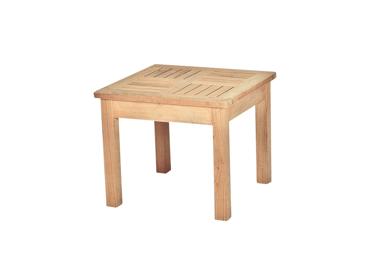 Dionne teak side table, view 2