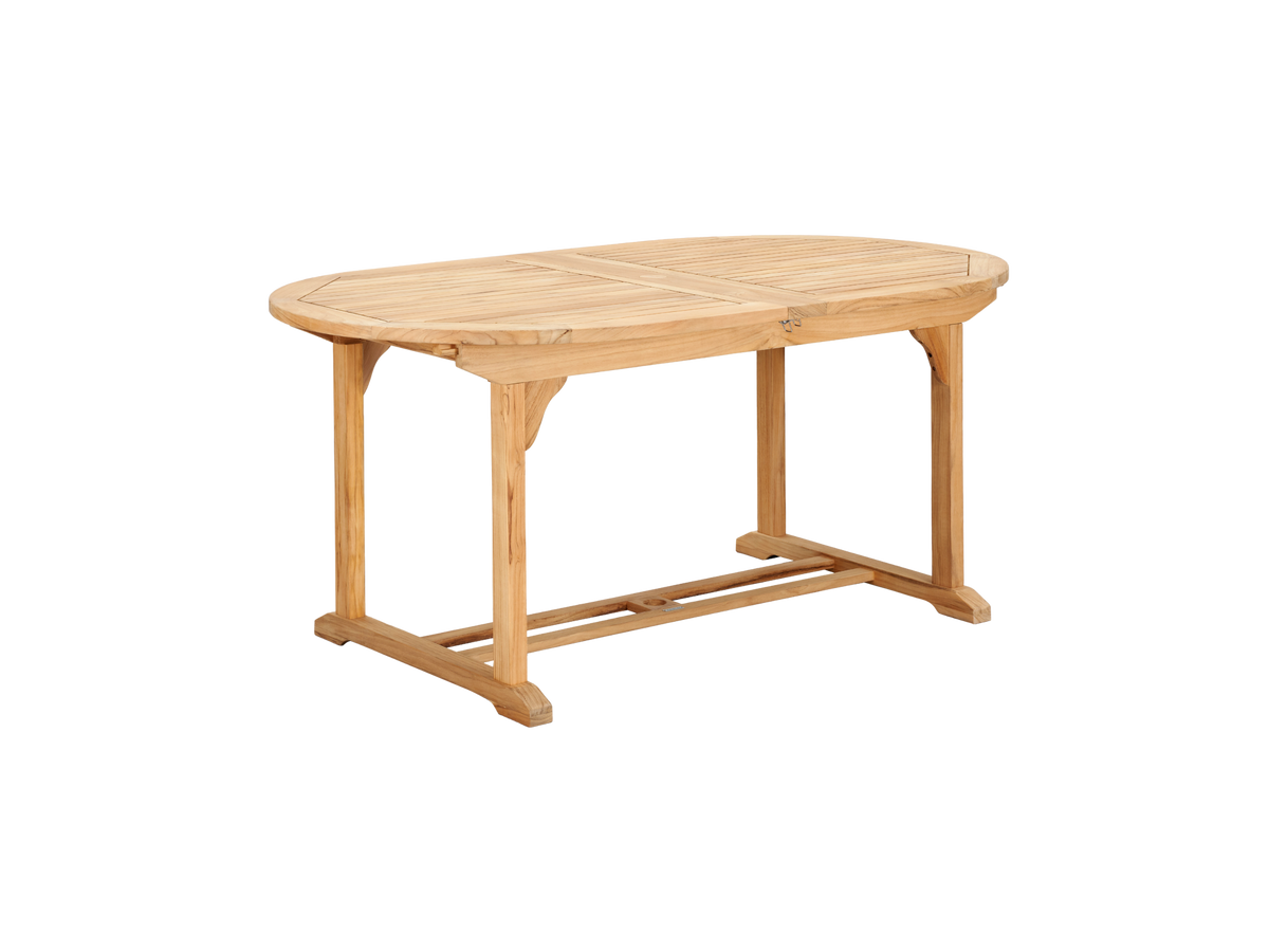 Amelie teak dining table, view 6