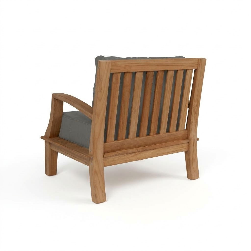 Eliane teak lounge chair, view 2