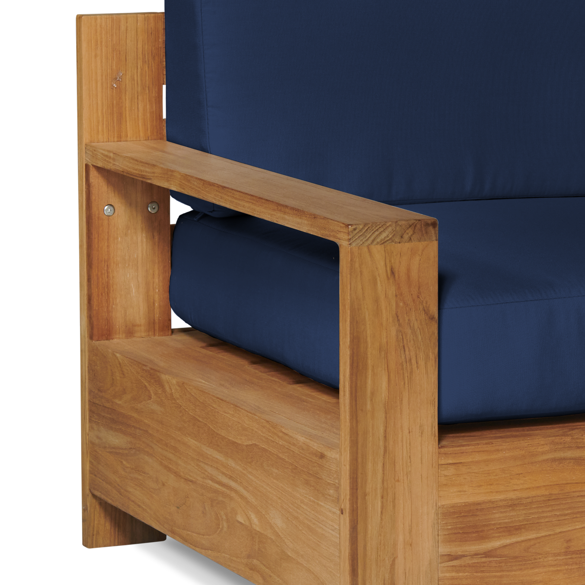 Lothair teak lounge chair, view 3