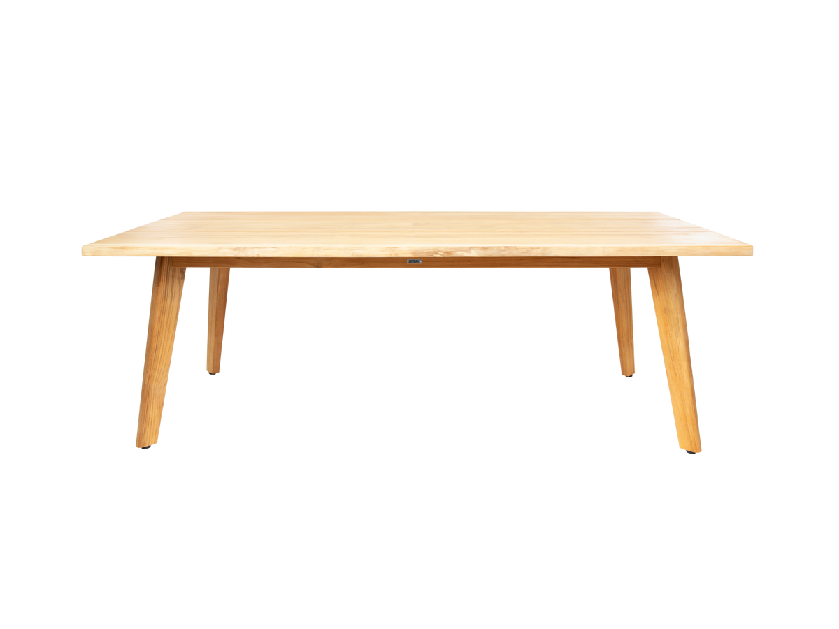 Lechair teak dining table, view 2