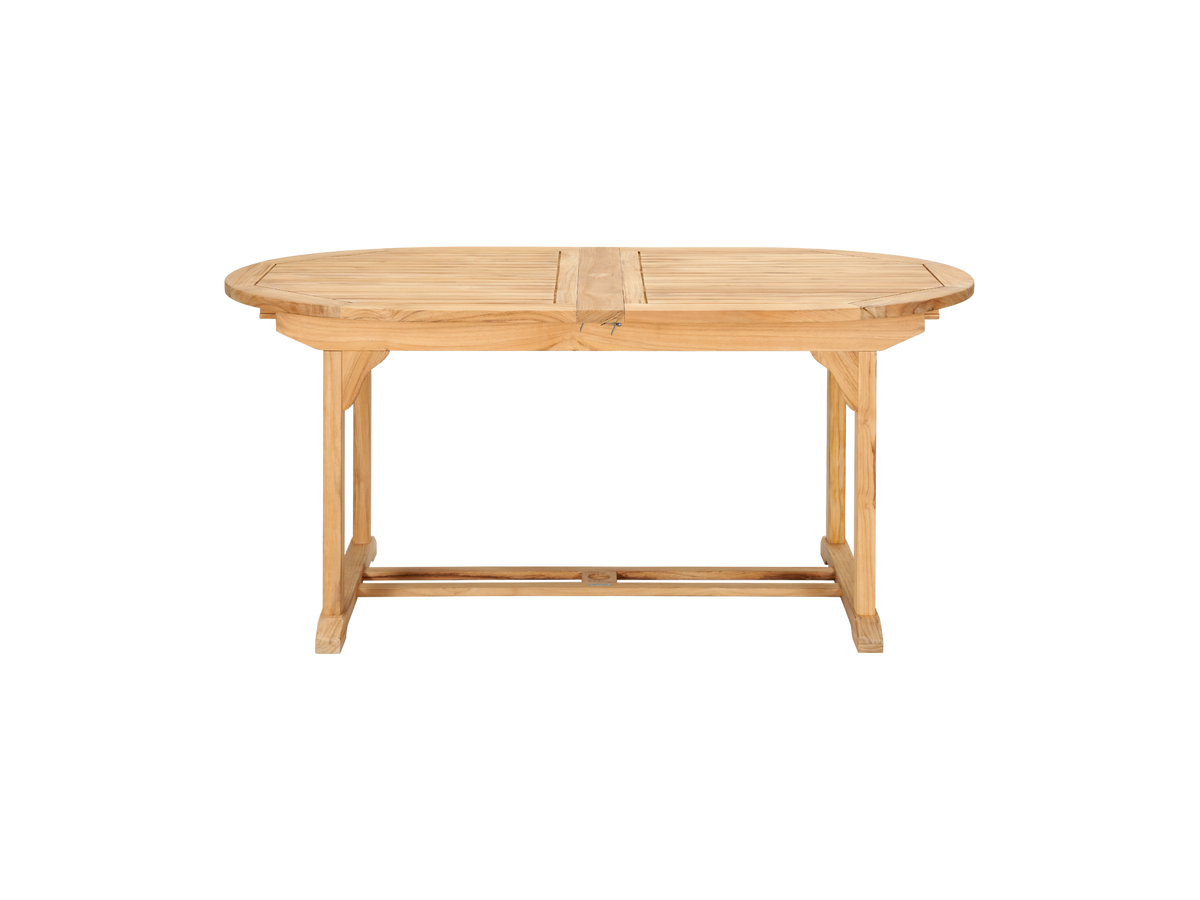 Amelie teak dining table, view 5