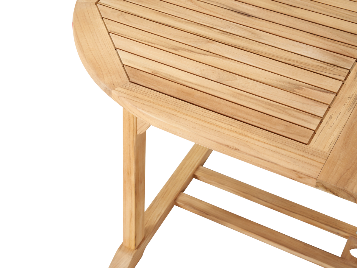 Amelie teak dining table, view 7