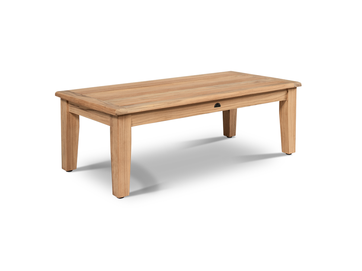 Eliane teak coffee table, by Curated Maison