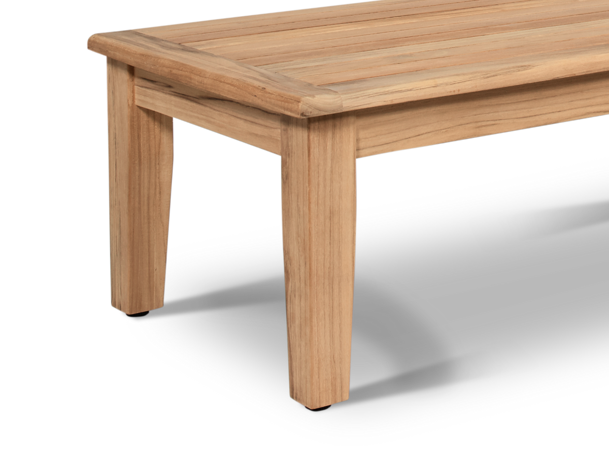 Eliane teak coffee table, view 2